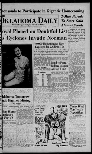 The Oklahoma Daily (Norman, Okla.), Vol. 36, No. 34, Ed. 1 Saturday, October 29, 1949
