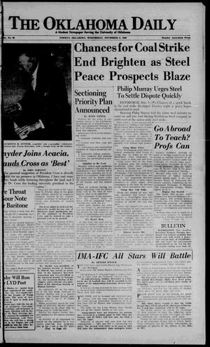 The Oklahoma Daily (Norman, Okla.), Vol. 36, No. 36, Ed. 1 Wednesday, November 2, 1949