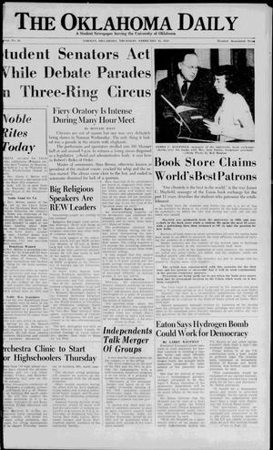 The Oklahoma Daily (Norman, Okla.), Vol. 34, No. 93, Ed. 1 Thursday, February 16, 1950