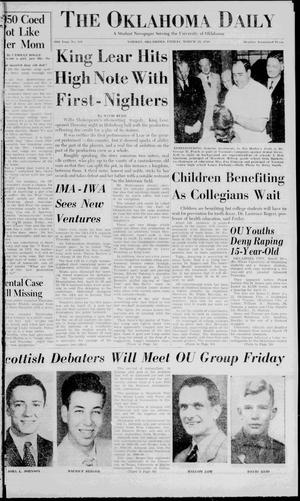 The Oklahoma Daily (Norman, Okla.), Vol. 34, No. 119, Ed. 1 Friday, March 24, 1950