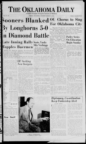 The Oklahoma Daily (Norman, Okla.), Vol. 34, No. 120, Ed. 1 Saturday, March 25, 1950