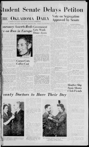 The Oklahoma Daily (Norman, Okla.), Vol. 34, No. 123, Ed. 1 Thursday, March 30, 1950