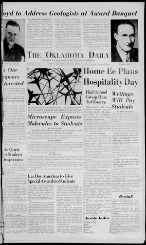 The Oklahoma Daily (Norman, Okla.), Vol. 34, No. 130, Ed. 1 Friday, April 14, 1950