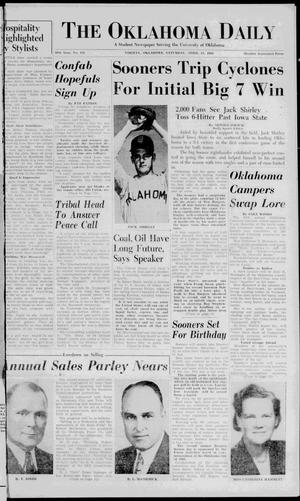 The Oklahoma Daily (Norman, Okla.), Vol. 34, No. 131, Ed. 1 Saturday, April 15, 1950