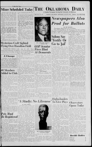 The Oklahoma Daily (Norman, Okla.), Vol. 34, No. 171, Ed. 1 Thursday, June 22, 1950