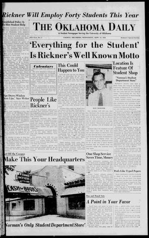The Oklahoma Daily (Norman, Okla.), Vol. 6, No. 196, Ed. 2 Wednesday, September 13, 1950