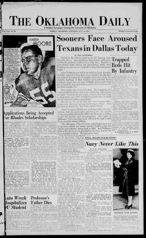 The Oklahoma Daily (Norman, Okla.), Vol. 6, No. 217, Ed. 1 Saturday, October 14, 1950