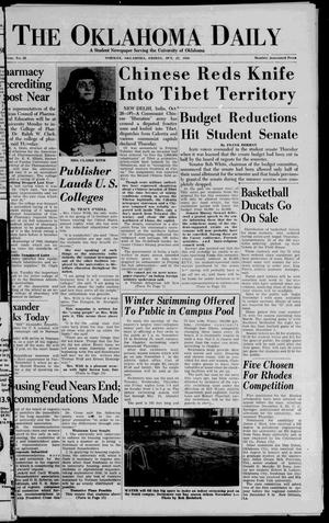 The Oklahoma Daily (Norman, Okla.), Vol. 6, No. 225, Ed. 1 Friday, October 27, 1950
