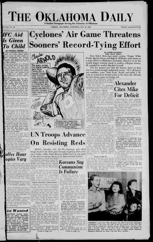 The Oklahoma Daily (Norman, Okla.), Vol. 6, No. 226, Ed. 1 Saturday, October 28, 1950