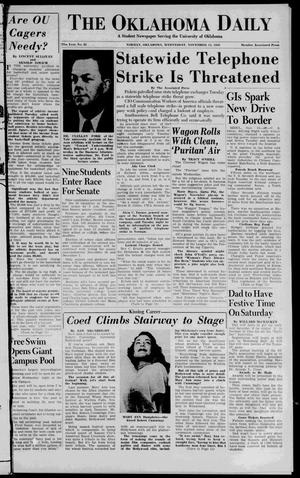 The Oklahoma Daily (Norman, Okla.), Vol. 6, No. 238, Ed. 1 Wednesday, November 15, 1950
