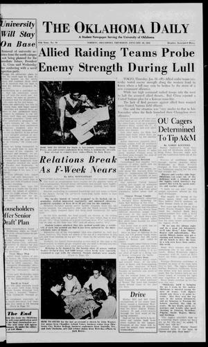The Oklahoma Daily (Norman, Okla.), Vol. 37, No. 78, Ed. 1 Thursday, January 18, 1951