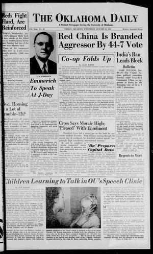 The Oklahoma Daily (Norman, Okla.), Vol. 37, No. 80, Ed. 1 Wednesday, January 31, 1951