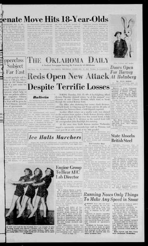 The Oklahoma Daily (Norman, Okla.), Vol. 37, No. 91, Ed. 1 Thursday, February 15, 1951