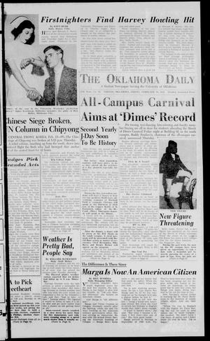 The Oklahoma Daily (Norman, Okla.), Vol. 37, No. 92, Ed. 1 Friday, February 16, 1951