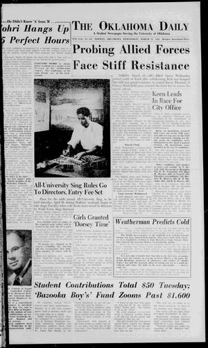 The Oklahoma Daily (Norman, Okla.), Vol. 37, No. 115, Ed. 1 Wednesday, March 21, 1951