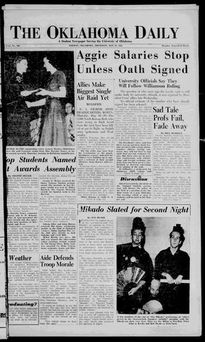 The Oklahoma Daily (Norman, Okla.), Vol. 37, No. 148, Ed. 1 Thursday, May 10, 1951