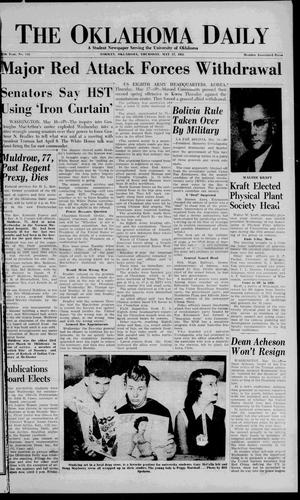 The Oklahoma Daily (Norman, Okla.), Vol. 37, No. 153, Ed. 1 Thursday, May 17, 1951