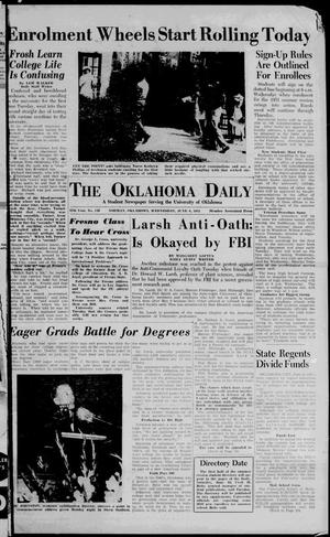 The Oklahoma Daily (Norman, Okla.), Vol. 37, No. 159, Ed. 1 Wednesday, June 6, 1951