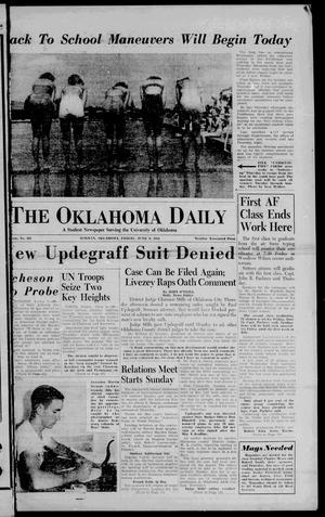 The Oklahoma Daily (Norman, Okla.), Vol. 37, No. 161, Ed. 1 Friday, June 8, 1951