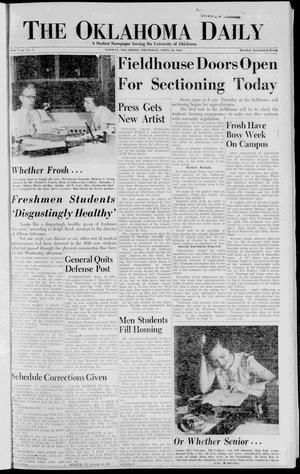 The Oklahoma Daily (Norman, Okla.), Vol. 37, No. 194, Ed. 1 Thursday, September 13, 1951
