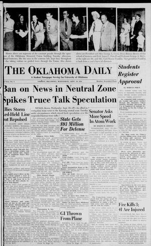 The Oklahoma Daily (Norman, Okla.), Vol. 37, No. 197, Ed. 1 Wednesday, September 19, 1951