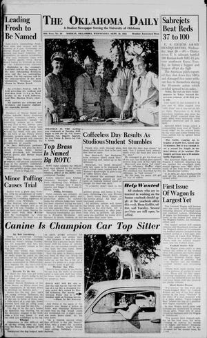 The Oklahoma Daily (Norman, Okla.), Vol. 37, No. 202, Ed. 1 Wednesday, September 26, 1951