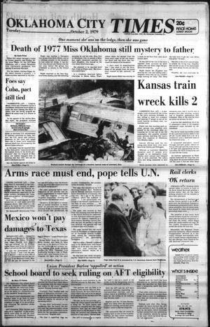 Oklahoma City Times (Oklahoma City, Okla.), Vol. 90, No. 192, Ed. 1 Tuesday, October 2, 1979
