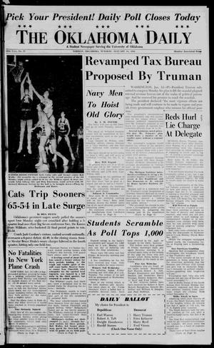 The Oklahoma Daily (Norman, Okla.), Ed. 1 Tuesday, January 15, 1952