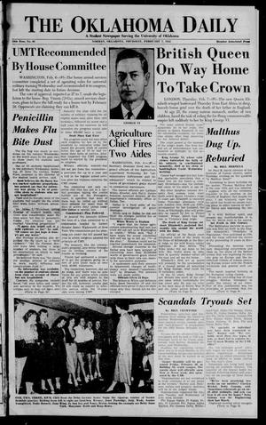The Oklahoma Daily (Norman, Okla.), Ed. 1 Thursday, February 7, 1952