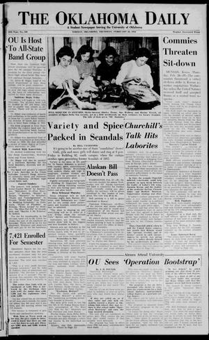 The Oklahoma Daily (Norman, Okla.), Ed. 1 Thursday, February 28, 1952