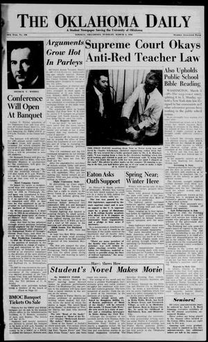 The Oklahoma Daily (Norman, Okla.), Ed. 1 Tuesday, March 4, 1952