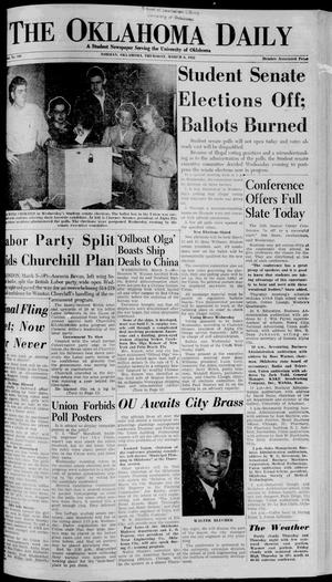 The Oklahoma Daily (Norman, Okla.), Ed. 1 Thursday, March 6, 1952