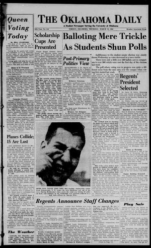 The Oklahoma Daily (Norman, Okla.), Ed. 1 Thursday, March 13, 1952