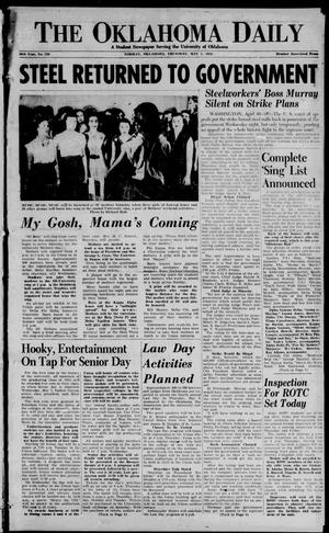 The Oklahoma Daily (Norman, Okla.), Ed. 1 Thursday, May 1, 1952