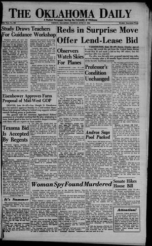 The Oklahoma Daily (Norman, Okla.), Ed. 1 Tuesday, June 17, 1952