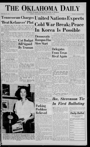 The Oklahoma Daily (Norman, Okla.), Vol. 38, No. 188, Ed. 1 Wednesday, July 16, 1952