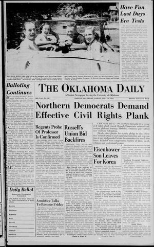The Oklahoma Daily (Norman, Okla.), Vol. 38, No. 190, Ed. 1 Friday, July 18, 1952