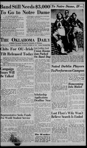 The Oklahoma Daily (Norman, Okla.), Vol. 39, No. 35, Ed. 1 Tuesday, October 28, 1952