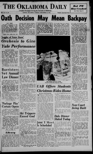 The Oklahoma Daily (Norman, Okla.), Vol. 39, No. 66, Ed. 1 Tuesday, December 16, 1952