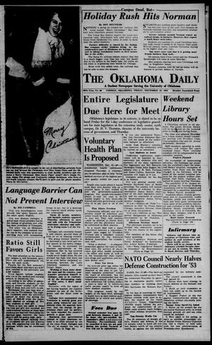 The Oklahoma Daily (Norman, Okla.), Vol. 39, No. 69, Ed. 1 Friday, December 19, 1952