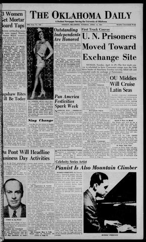 The Oklahoma Daily (Norman, Okla.), Vol. 39, No. 132, Ed. 1 Tuesday, April 14, 1953