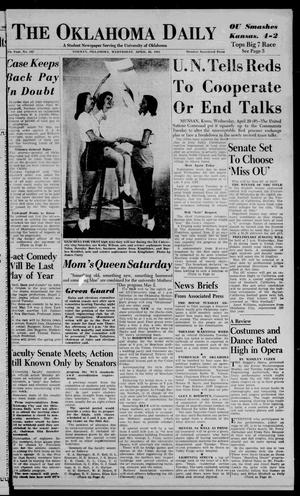 The Oklahoma Daily (Norman, Okla.), Vol. 39, No. 142, Ed. 1 Wednesday, April 29, 1953