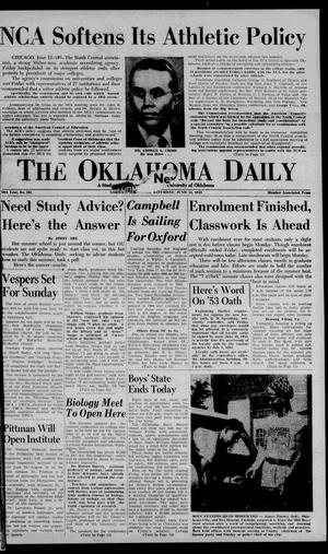 Primary view of object titled 'The Oklahoma Daily (Norman, Okla.), Vol. 39, No. 165, Ed. 1 Saturday, June 13, 1953'.
