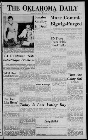 The Oklahoma Daily (Norman, Okla.), Vol. 39, No. 187, Ed. 1 Thursday, July 16, 1953