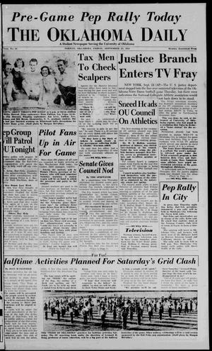 The Oklahoma Daily (Norman, Okla.), Vol. 40, No. 13, Ed. 1 Friday, September 25, 1953