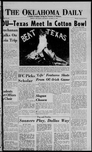The Oklahoma Daily (Norman, Okla.), Vol. 40, No. 24, Ed. 1 Saturday, October 10, 1953