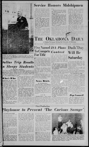 The Oklahoma Daily (Norman, Okla.), Vol. 40, No. 26, Ed. 1 Wednesday, October 14, 1953