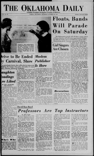 The Oklahoma Daily (Norman, Okla.), Vol. 40, No. 32, Ed. 1 Thursday, October 22, 1953