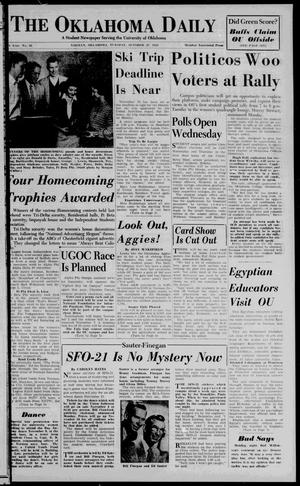 The Oklahoma Daily (Norman, Okla.), Vol. 40, No. 35, Ed. 1 Tuesday, October 27, 1953
