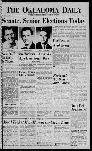 The Oklahoma Daily (Norman, Okla.), Vol. 40, No. 36, Ed. 1 Wednesday, October 28, 1953